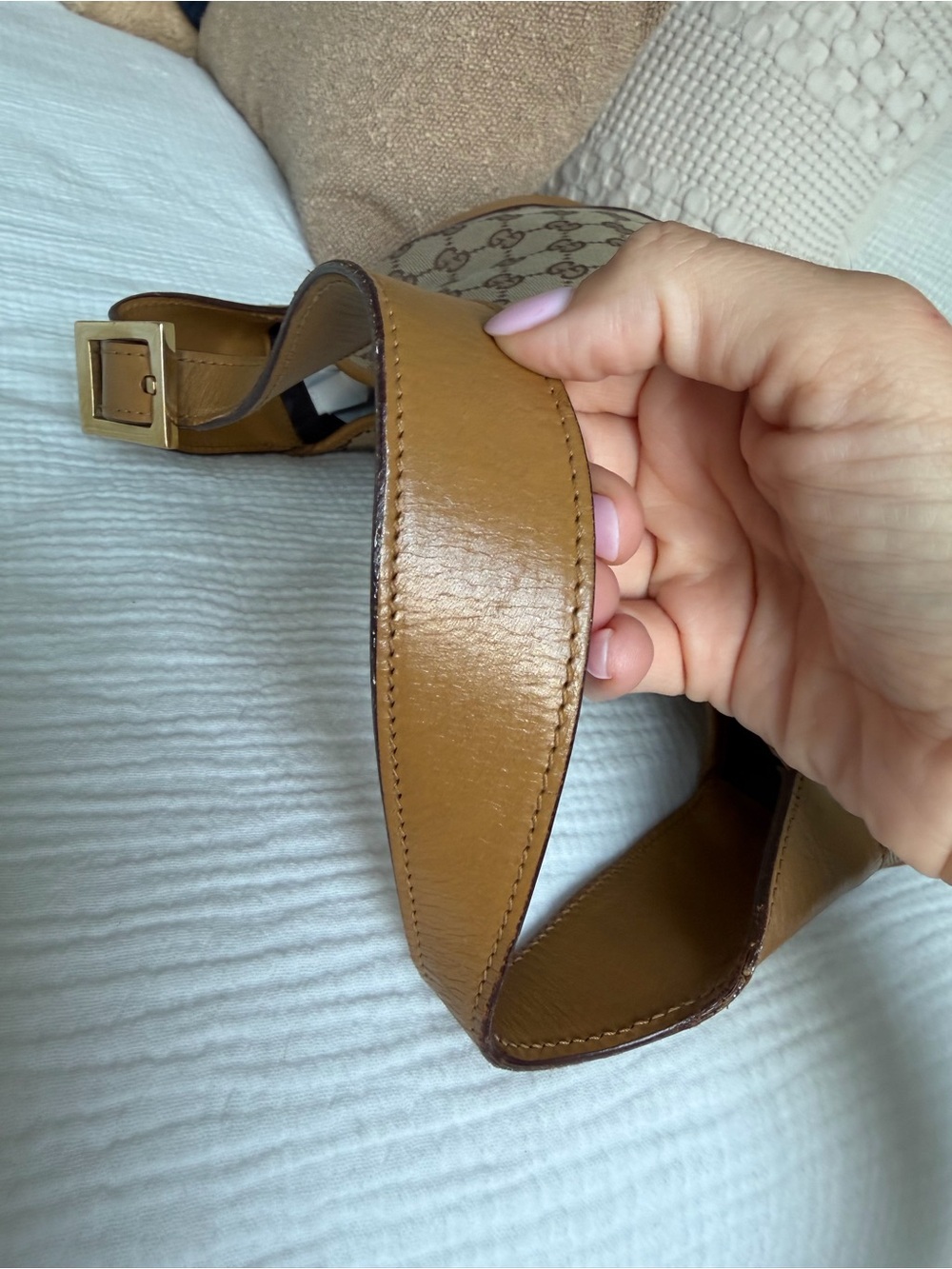 Vintage Gucci Jackie GG Monogram Shoulder Bag | Authentic w/ COA - Picture 9 of 12
